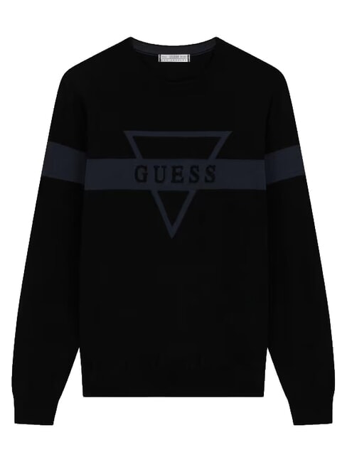 MARK LOGO JACQUARD Maglia con logo triangolare jetbla - Maglie Uomo