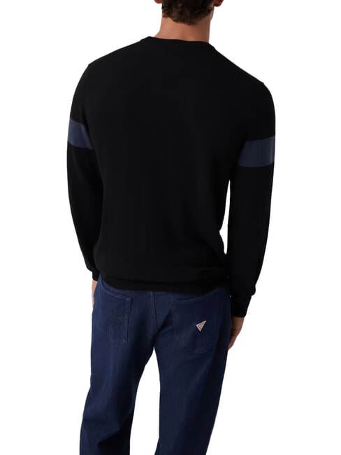 MARK LOGO JACQUARD Maglia con logo triangolare jetbla - Maglie Uomo