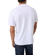 GUESS BOX LOGO EMBOSSED T-shirt con logo ricamato purwhite - T-shirt Uomo - 2