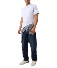 GUESS BOX LOGO EMBOSSED T-shirt con logo ricamato purwhite - T-shirt Uomo - 4