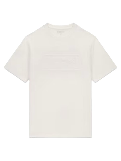 BOX LOGO EMBOSSED T-shirt con logo ricamato purwhite - T-shirt Uomo
