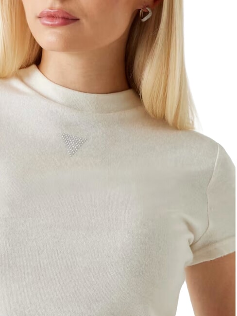 LICIA T-shirt a maniche corte cremwhi - T-shirt e Top Donna