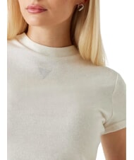 GUESS LICIA T-shirt a maniche corte cremwhi - T-shirt e Top Donna - 3