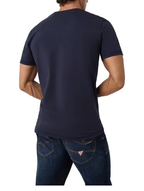 BOX LORO ROPES Maglietta con logo appuntato smartblue - T-shirt Uomo