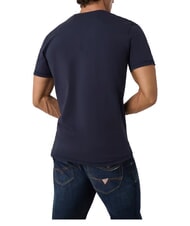 GUESS BOX LORO ROPES Maglietta con logo appuntato smartblue - T-shirt Uomo - 2