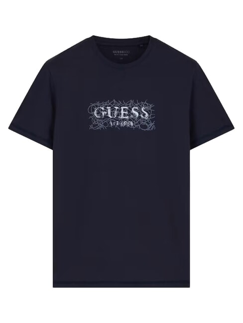 BOX LORO ROPES Maglietta con logo appuntato smartblue - T-shirt Uomo