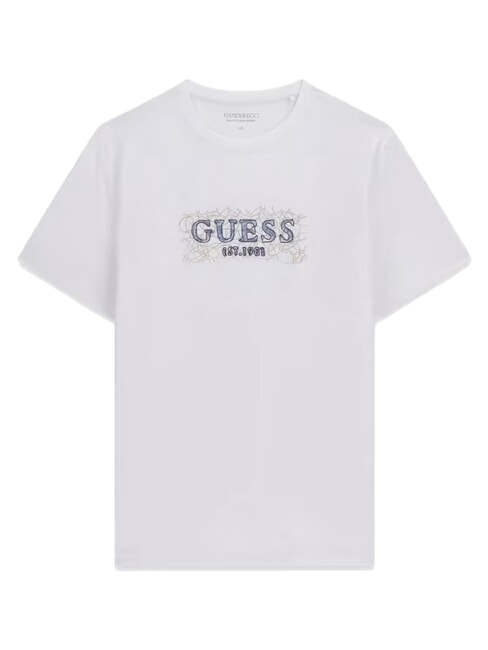 BOX LORO ROPES Maglietta con logo appuntato purwhite - T-shirt Uomo