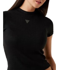 GUESS LICIA T-shirt a maniche corte jet black heather - T-shirt e Top Donna - 3