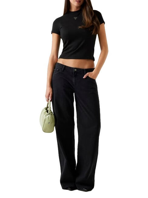 LICIA T-shirt a maniche corte jet black heather - T-shirt e Top Donna