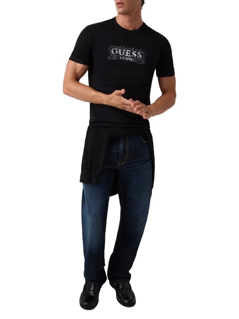 BOX LORO ROPES Maglietta con logo appuntato jetbla - T-shirt Uomo