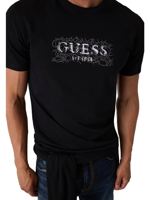 BOX LORO ROPES Maglietta con logo appuntato jetbla - T-shirt Uomo