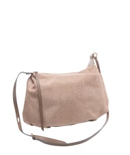 BORBONESE PRIVE L Borsa a spalla, con tracolla beige brown - Borse Donna - 2