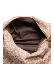 BORBONESE PRIVE L Borsa a spalla, con tracolla beige brown - Borse Donna - 5