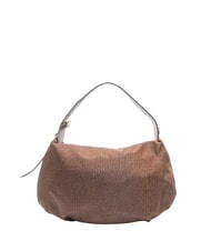 BORBONESE PRIVE Borsa a spalla, con tracolla castagno - Borse Donna - 4