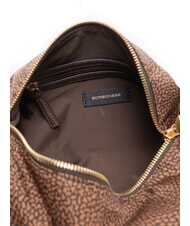BORBONESE PRIVE Borsa a spalla, con tracolla castagno - Borse Donna - 5