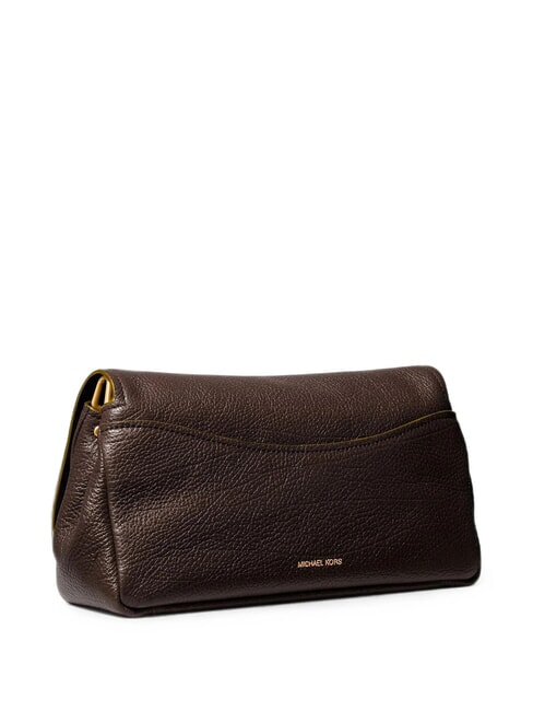 BRYANT Borsa a spalla, in pelle chocolate - Borse Donna