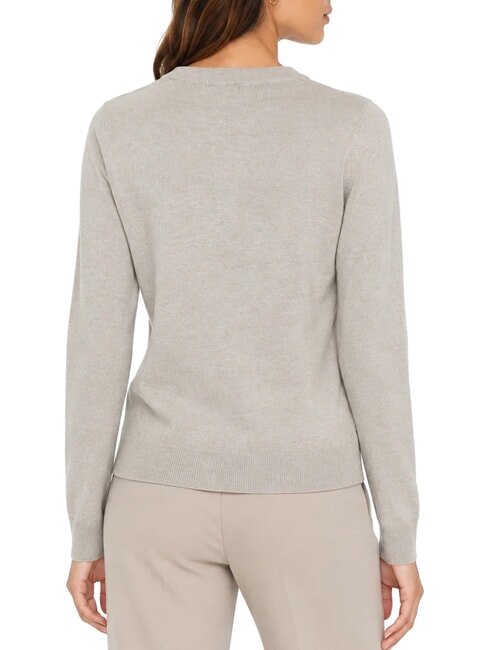 GEORGIA LOGO Maglia a manica lunga light melange grey m - Maglie Donna
