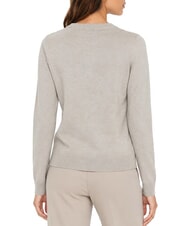 GUESS GEORGIA LOGO Maglia a manica lunga light melange grey m - Maglie Donna - 2