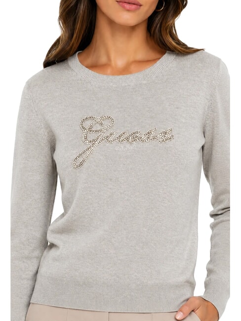 GEORGIA LOGO Maglia a manica lunga light melange grey m - Maglie Donna