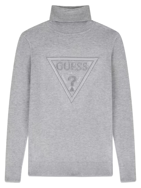 HALLIE TRIANGLE Maglia collo alto, manica lunga light melange grey m - Maglie Donna