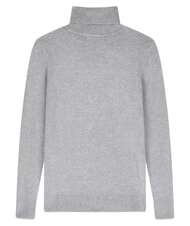 GUESS HALLIE TRIANGLE Maglia collo alto, manica lunga light melange grey m - Maglie Donna - 7