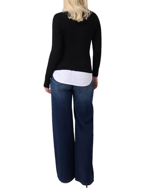 GEORGIA LOGO Maglia a manica lunga jetbla - Maglie Donna