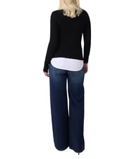 GUESS GEORGIA LOGO Maglia a manica lunga jetbla - Maglie Donna - 2