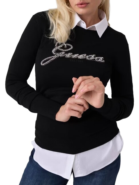 GEORGIA LOGO Maglia a manica lunga jetbla - Maglie Donna