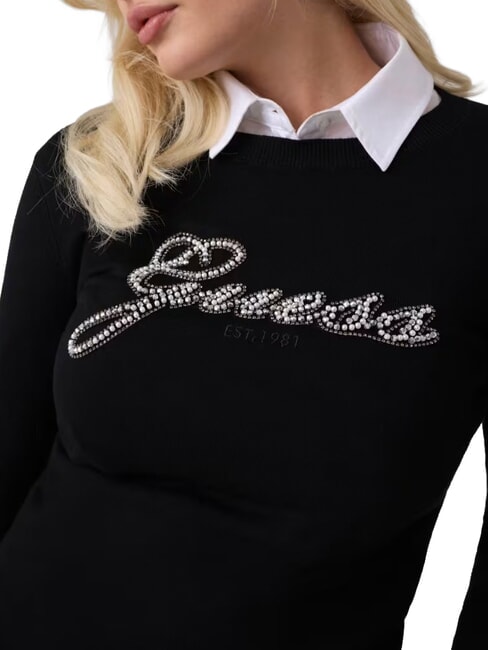 GEORGIA LOGO Maglia a manica lunga jetbla - Maglie Donna