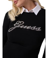 GUESS GEORGIA LOGO Maglia a manica lunga jetbla - Maglie Donna - 4
