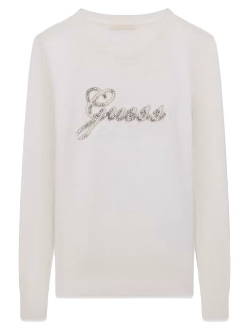 GEORGIA LOGO Maglia a manica lunga cremwhi - Maglie Donna