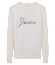 GUESS GEORGIA LOGO Maglia a manica lunga cremwhi - Maglie Donna - 5