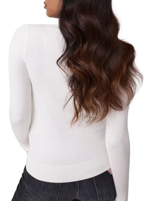 HALLIE TRIANGLE Maglia collo alto, manica lunga cremwhi - Maglie Donna