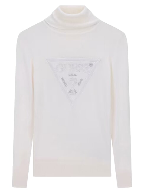 HALLIE TRIANGLE Maglia collo alto, manica lunga cremwhi - Maglie Donna