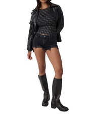GUESS BOAT TEODORA T-shirt a manica lunga jetbla - T-shirt e Top Donna - 3