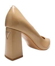 GUESS BARCHIE Decollete alte, in pelle BEIGE - Scarpe Donna - 4