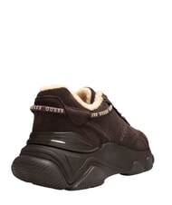 GUESS MICOLA3 Sneakers in pelle brown - Scarpe Donna - 4