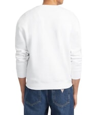 GUESS JEANS REGULAR AMERICAN Felpa a girocollo purwhite - Felpe Uomo - 4