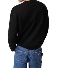 GUESS JEANS REGULAR AMERICAN Felpa a girocollo jetbla - Felpe Uomo - 2