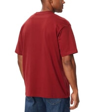 GUESS JEANS MINI TRIANGLE Maglietta in cotone vineyard red - T-shirt Uomo - 2
