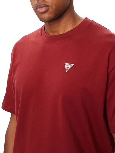 MINI TRIANGLE Maglietta in cotone vineyard red - T-shirt Uomo