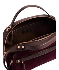 BORBONESE B-GALLERY Borsa a mano, con tracolla cabernet/cacao - Borse Donna - 5