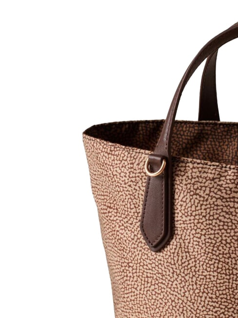 B-ESCAPE Borsa shopping a mano, con tracolla beige/castagno - Borse Donna