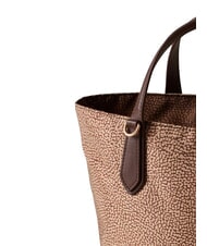 BORBONESE B-ESCAPE Borsa shopping a mano, con tracolla beige/castagno - Borse Donna - 3
