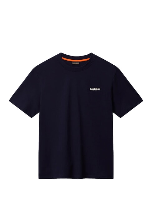 S-SMALL BOX SS T-Shirt in cotone blu marine - T-shirt Uomo