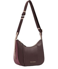 PIQUADRO CIRCLE Borsa a tracolla, in pelle bordeaux/rosa - Borse Donna - 3