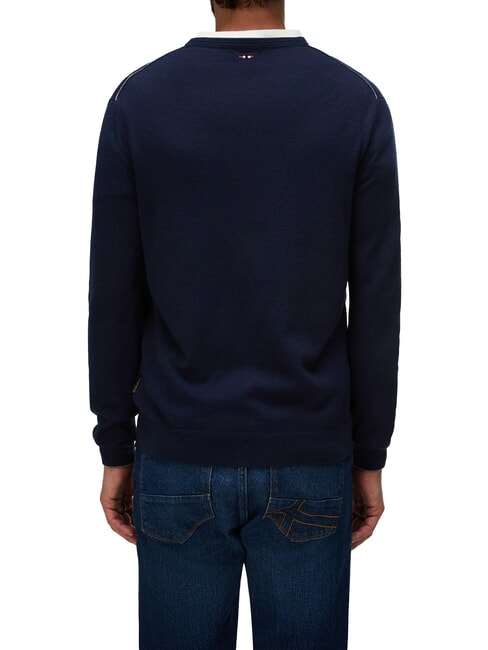 DAMAVAND Maglione in lana blu marine - Maglie Uomo