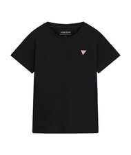 GUESS JEANS TRIANGLE Maglietta in cotone jetbla - T-shirt e Top Donna - 7