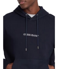 GUESS JEANS REGULAR TRAD Felpa con cappuccio daring ocean - Felpe Uomo - 3