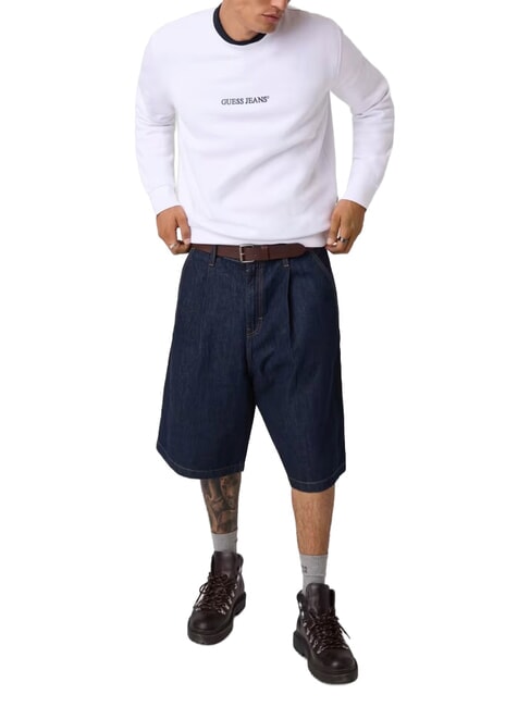 SLIM LOGO Felpa purwhite - Felpe Uomo